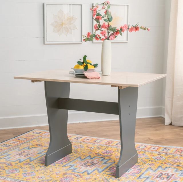 Linon Norah Gray/Maple Trestle Table-1