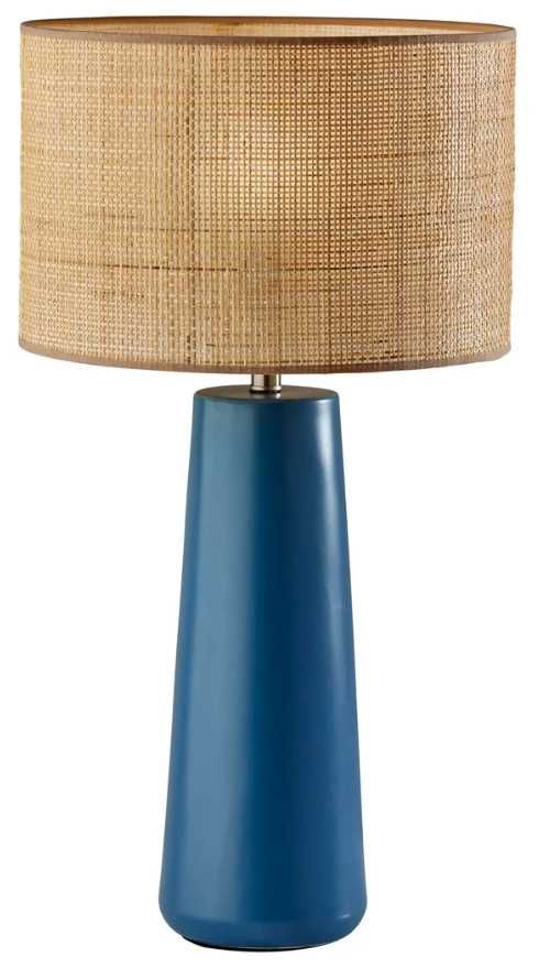 Adesso® Sheffield Blue Tall Table Lamp-0