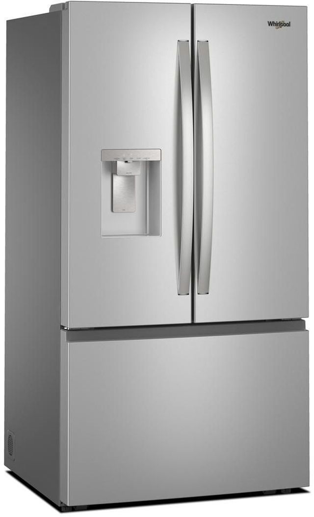 Whirlpool® 36" 29.6 Cu. Ft. Fingerprint Resistant Stainless Steel French Door Refrigerator with In-Door Water Dispenser-2