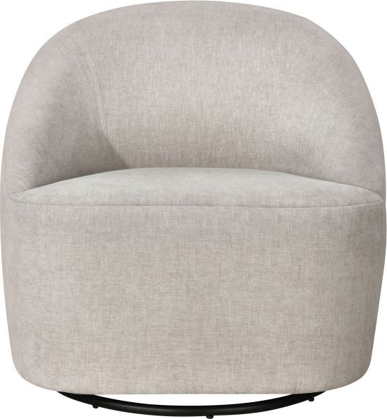 Coaster® Leon Beige Upholstered Swivel Accent Chair-3
