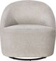 Coaster® Leon Beige Upholstered Swivel Accent Chair-3