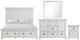New Classic® Home Furnishings Jamestown 4-Piece White California King Storage Bedroom Set-0