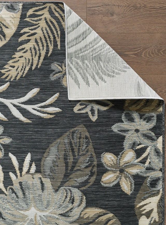 KAS Rugs Dahlia Brown/Ivory 5'x7' Area Rug-4