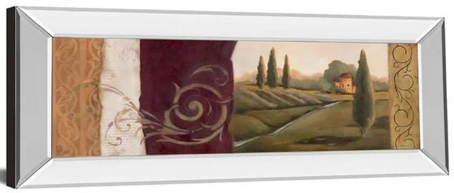 Classy Art Tuscan Scene I Mirror Framed Wall Art-1