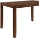 New Classic® Home Furnishings Pascal Walnut Brown Counter Dining Table-4