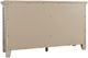 Jofran Inc. Rustic Shores Watch Hill Weathered Gray 4-Door Low Accent Cabinet-3