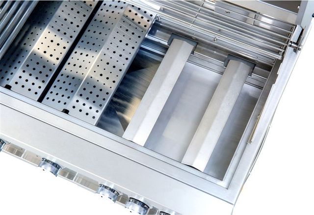 Heat 5-Burner Stainless Steel Built-In Liquid Propane Grill-4