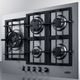 Summit® 30" Stainless Steel Natural Gas Cooktop-1