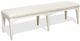 Riverside Furniture Myra White Upholstered Dining Bench-0