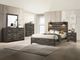 Crown Mark Carter Distressed Wood Queen Panel Bed-1