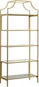 Sauder® International Lux® Satin Gold Bookcase-0