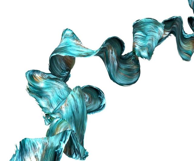 Classy Art Turq Squiggly Wall Art-1