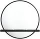 Coaster® Arini Black Vanity Wall Mirror with Shelf-1
