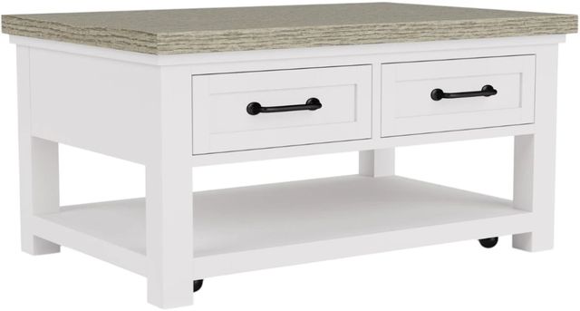 Riverside Furniture Cora Fog Small Cocktail Table with Cloud Base-0