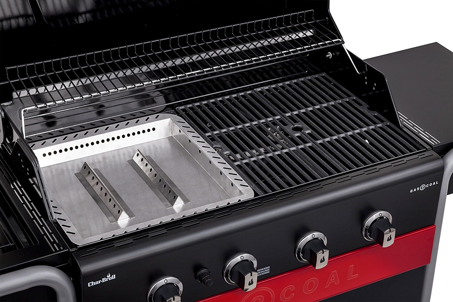 Char-Broil GAS2COAL Hybrid 4-Burner Grill - Thumbnail 2