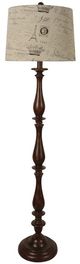 Lamps Per Se Dark Brown Floor Lamp-0