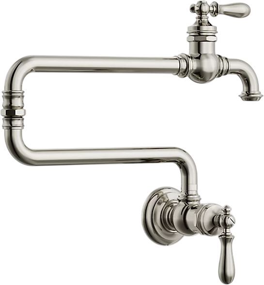 KOHLER® Artifacts® Vibrant Polished Nickel Wall-Mount Pot Filler-0