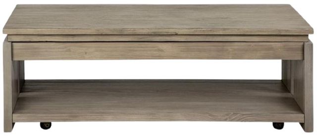 Magnussen Home® Conrad Stone Harbor Gray Lift Top Storage Cocktail Table-3