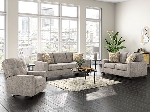 Signature Design by Ashley® Larimer Iron Sofa-3