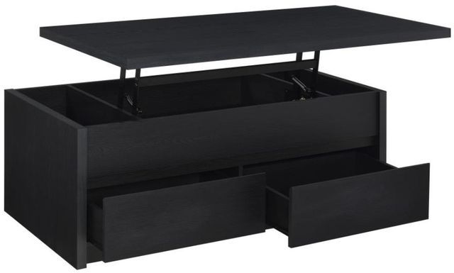 Coaster® Knapp Black Lift Top Coffee Table-0