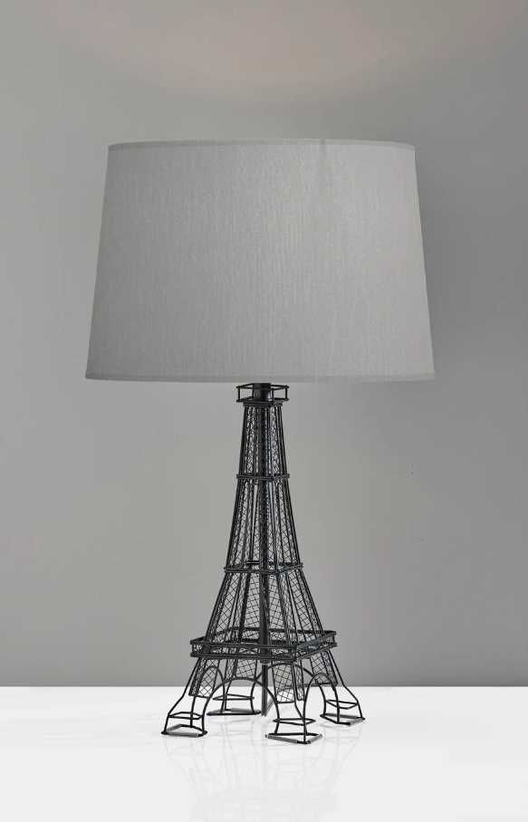 Adesso® Eiffel Black Tower Table Lamp-1