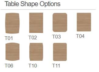 Country View Woodworking Customizable Gardiner Wormy Maple Top 38" Dining Table with Brown Maple Base-2