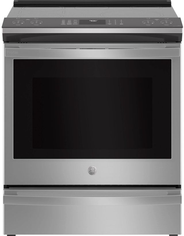 GE Profile™ 30" Fingerprint Resistant Stainless Steel Slide In Induction Range