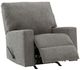 Signature Design by Ashley® Clarington Graystone Manual Rocker Recliner-1