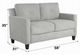 ACME Furniture Horatio Taupe Loveseat-2
