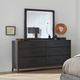 Flexsteel® Waterfall 3-Piece Beige/Dark Brown/Deep Ebony Queen Upholstered Bedroom Set-4