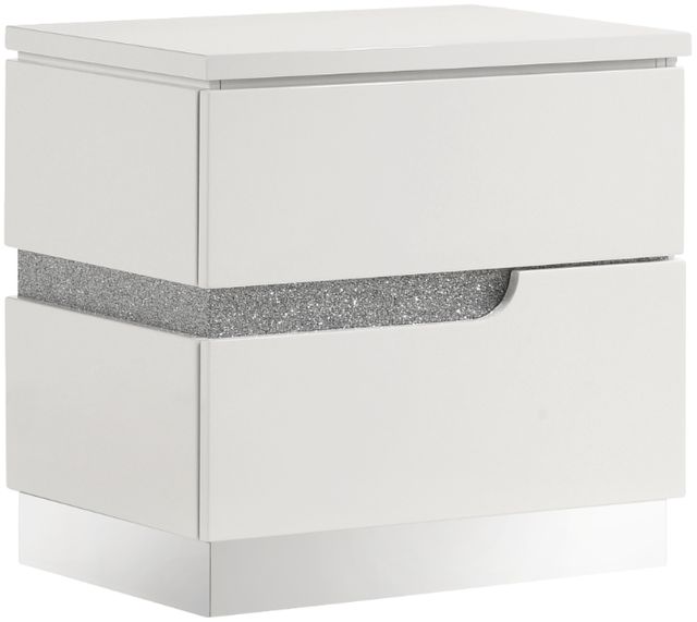New Classic® Home Furnishings Paradox White Nightstand-0