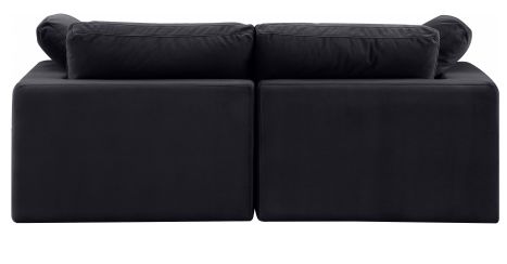 Meridian Furniture Comfy 80" Velvet Sofa-1