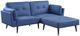 ACME Furniture Nafisa 2-Piece Blue Sleeper Sectional-0