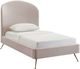 TOV Furniture Vivi Blush Velvet Twin Bed-1