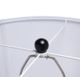 A & B Home Black/White Table Lamp with Round Four Tiered Body-4