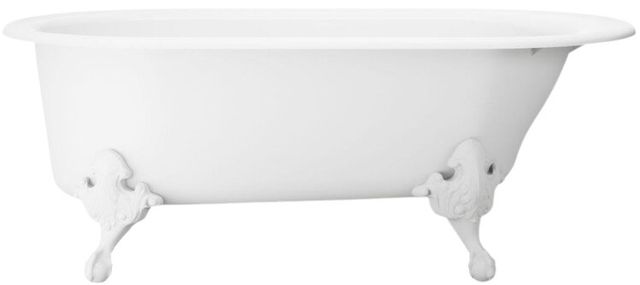 KOHLER® Iron Works® Historic™ White 66" x 36" Freestanding Bath-1