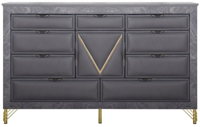 New Classic® Home Furnishings Symmetry Charcoal Dresser-2