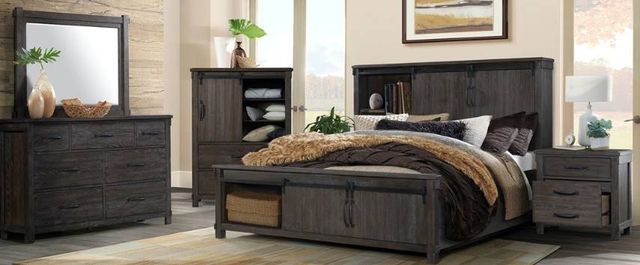 American Wholesale Furniture Scott Chocolate Nightstand-1