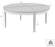 Armen Living Zella Charcoal/Gray Aluminum Outdoor Coffee Table-2