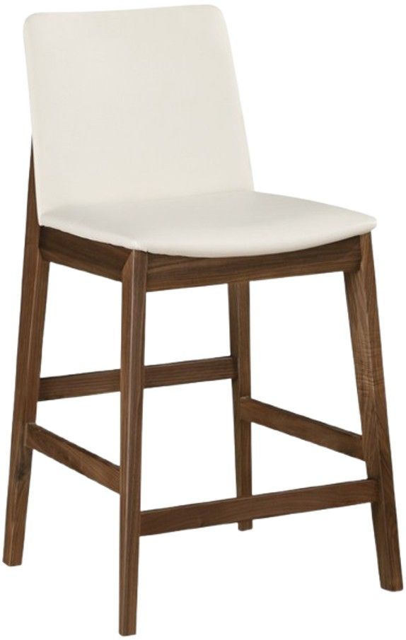 Moe's Home Collection Deco White 22" Counter Stool-0