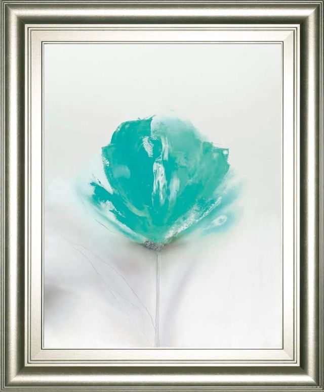 Classy Art Blue Aqua Sorbet 1 by Jane Prior Framed Print Wall Art-0