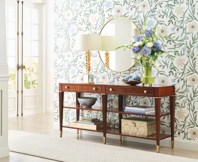 American Drew® Addison Greenhill Brown Console Table-1
