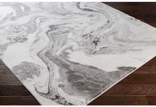 Surya Tibetan Gray/White 7'x10' Area Rug-2