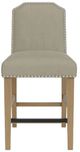 Riverside Furniture Mix-N-Match Sand Clipped Top Upholstered Dining Stool -2