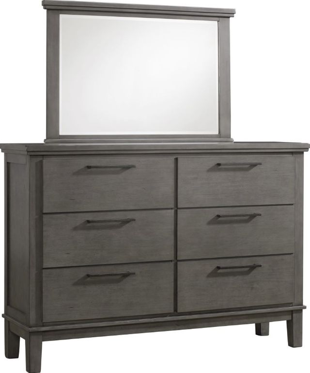 Benchcraft® Hallanden 4-Piece Gray King Panel Storage Bed Set-2