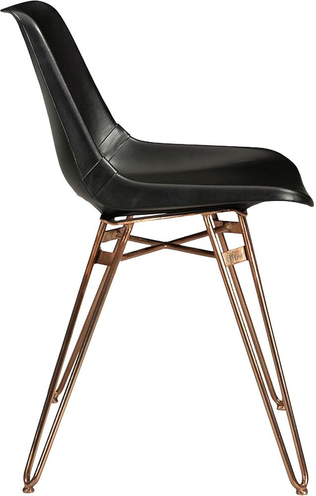Moe's Home Collection Omni 2-Piece Black Dining Side Chair Set-2