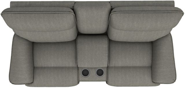 La-Z-Boy® Jay Flannel Manual Reclining Loveseat with Console-3
