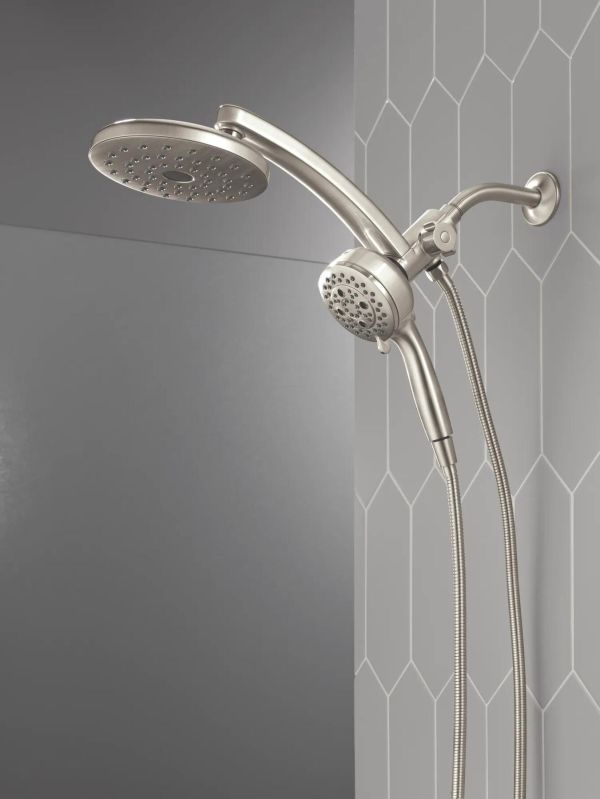 Delta Universal Showering PivotPro™ Lumicoat® Stainless 2.5 GPM 3-in-1 Combination Shower -1