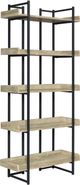 Elements International Preston Oak Bookshelf-0