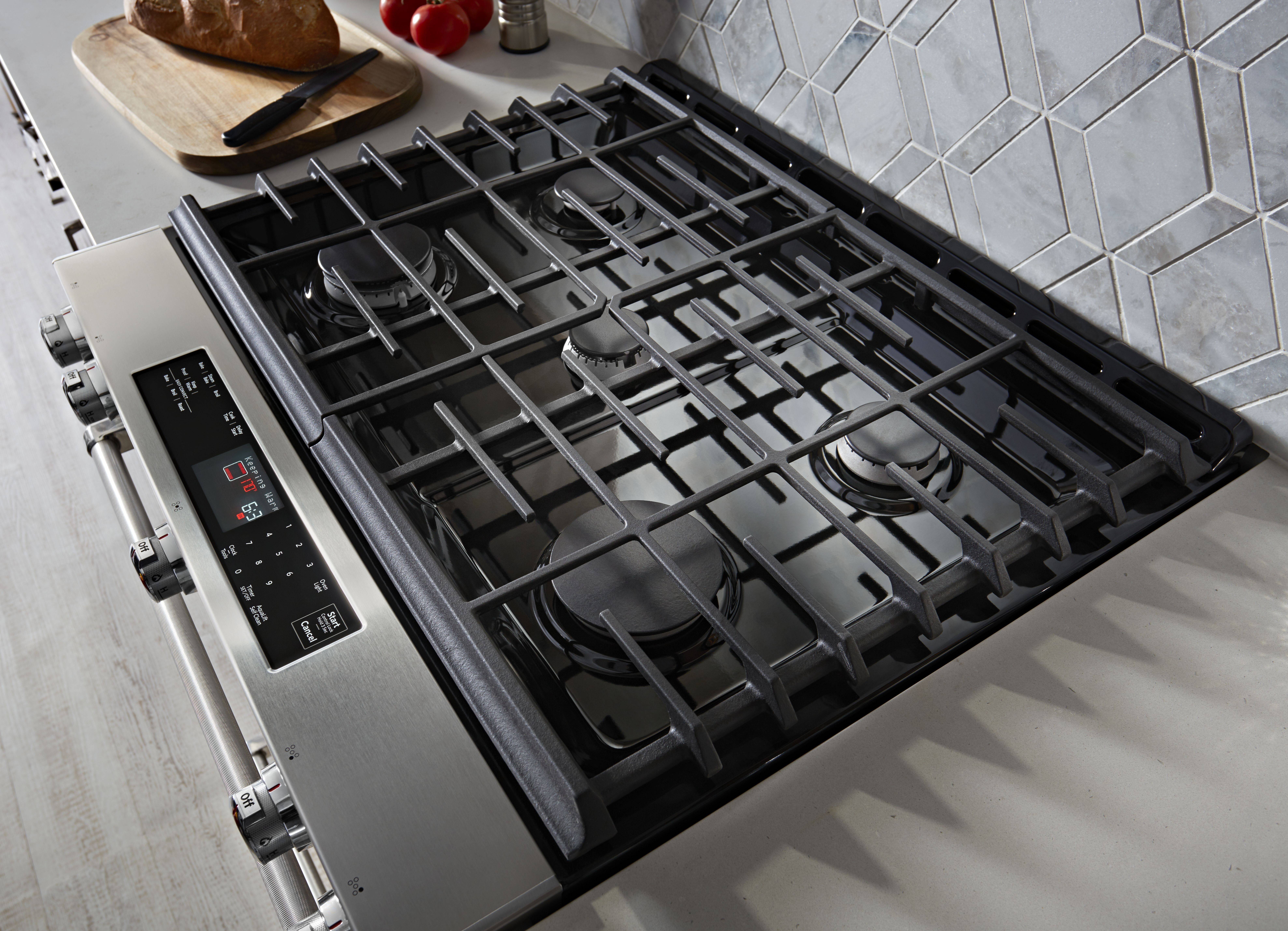 KitchenAid Gas Slide-In Convection Range